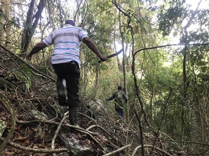 Trail Blazing with Heather-Dawn Herrera - Entering second Cave Jeville