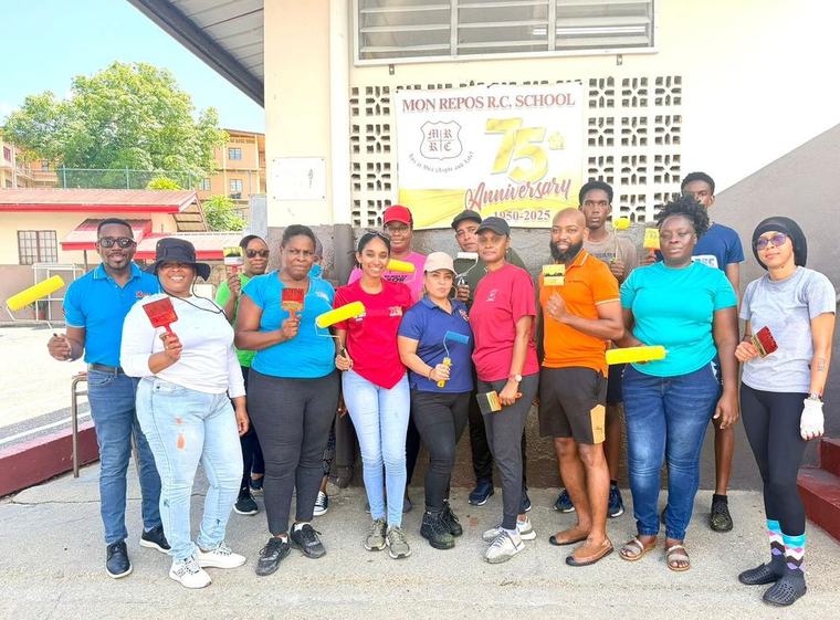 Xtra Foods helps spruce up Mon Repos RC for new academic year by