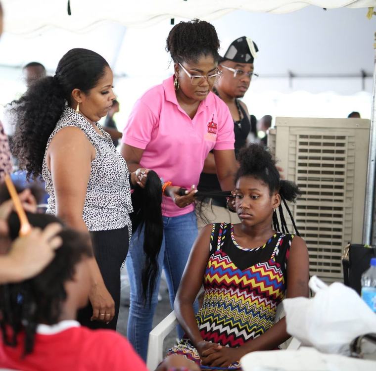 Hundreds get school-ready at Benjamin’s haircut drive