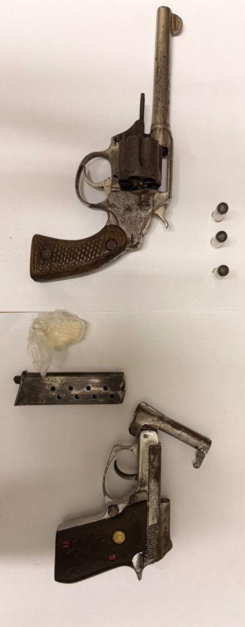 Fyzabad man held with two firearms and cocaine by